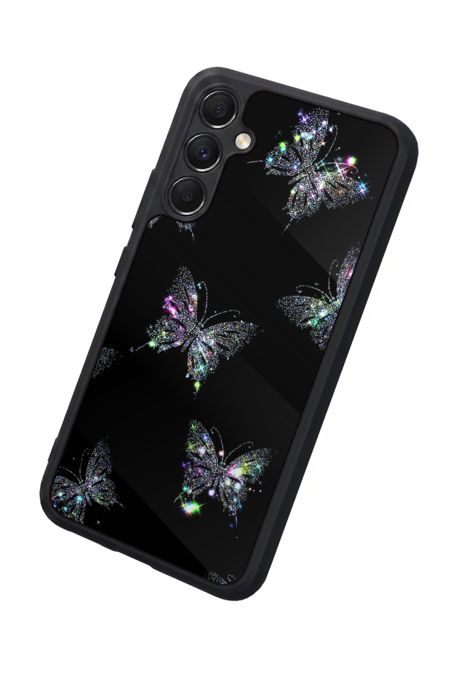 Samsung Galaxy A34 Uyumlu Kelebek Tasarımlı Glossy Premium Kılıf