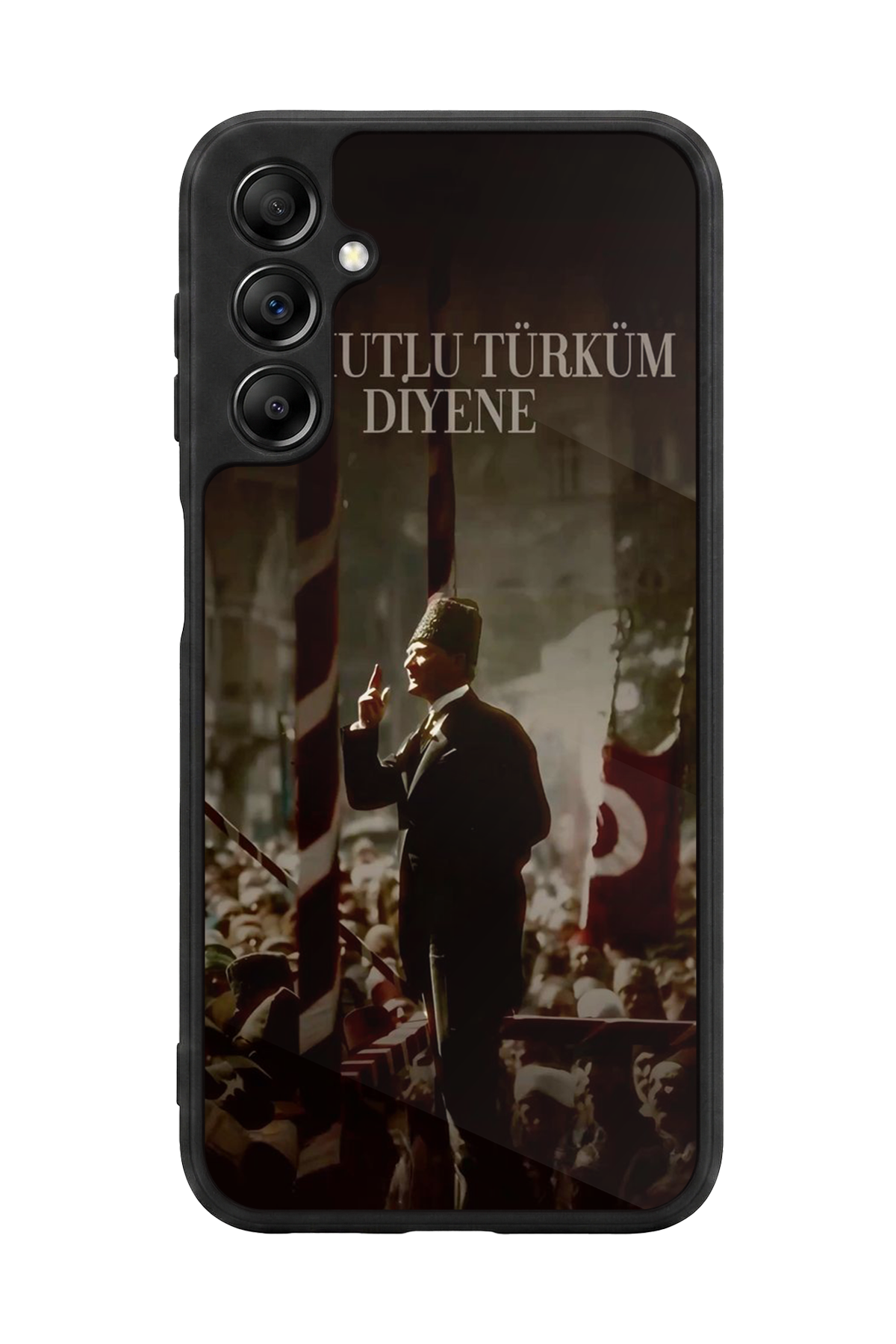 Samsung Galaxy A14 Uyumlu Mustafa Kemal Ataturk Tasarımlı Glossy Premium Kılıf