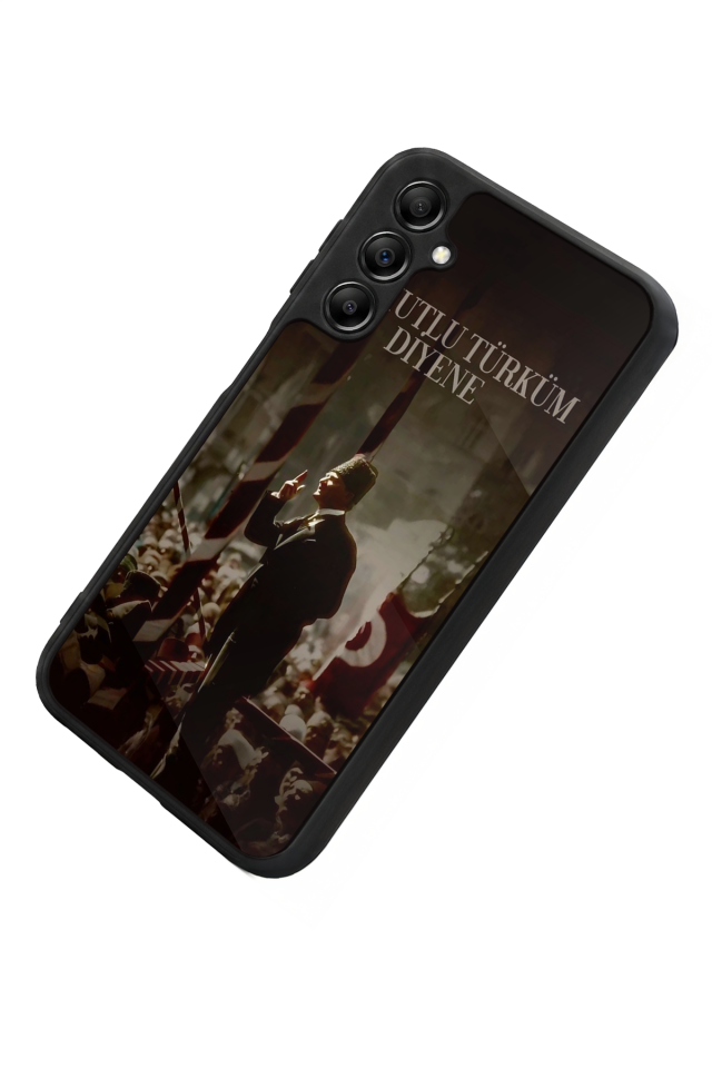 Samsung Galaxy A14 Uyumlu Mustafa Kemal Ataturk Tasarımlı Glossy Premium Kılıf