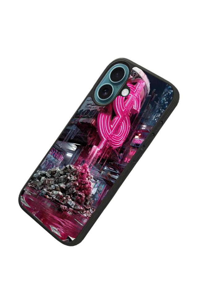 iPhone 16 Uyumlu Para Tasarımlı Glossy Premium Kılıf