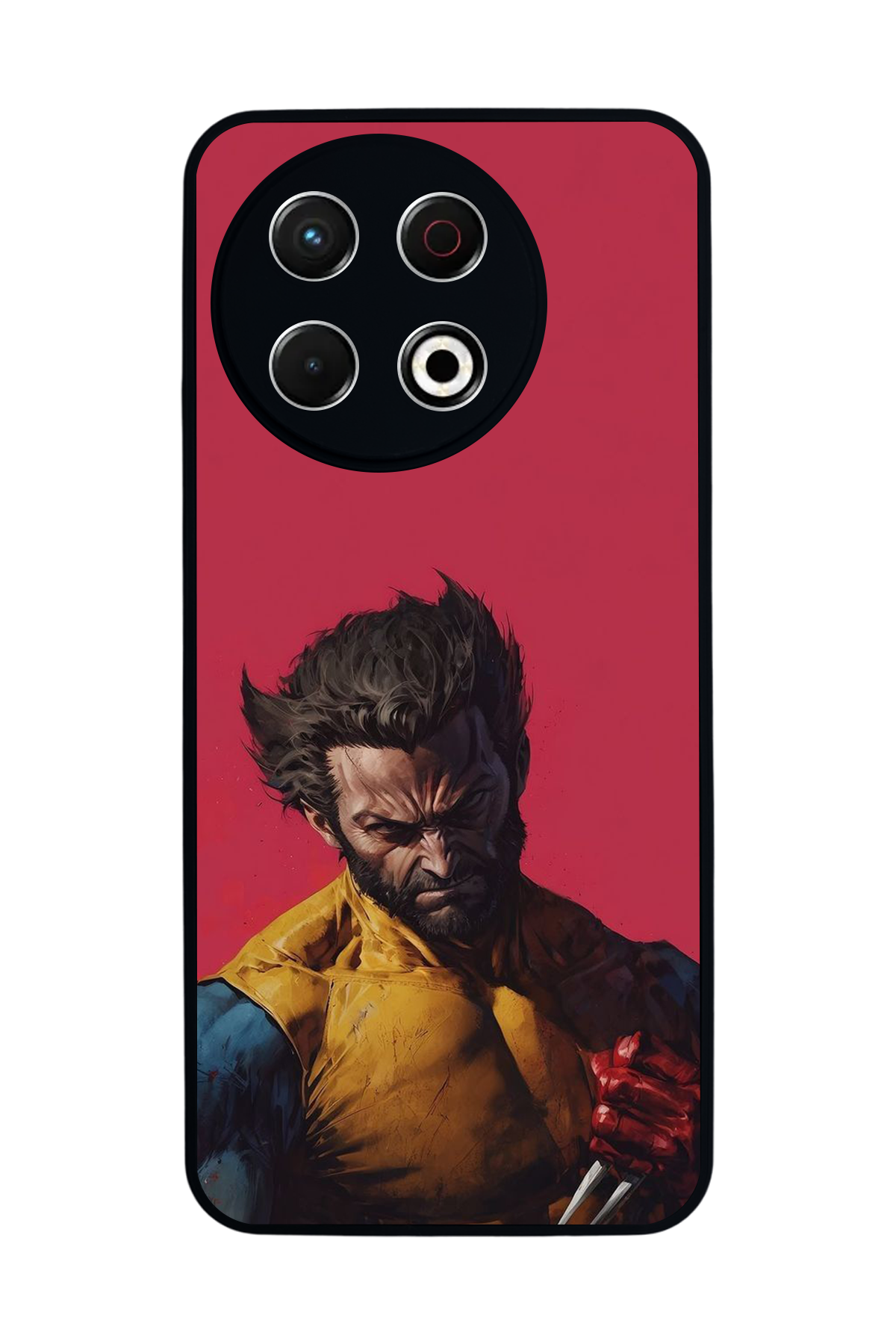 Tecno Spark 30 Pro Uyumlu Wolverine Tasarımlı Glossy Premium Kılıf