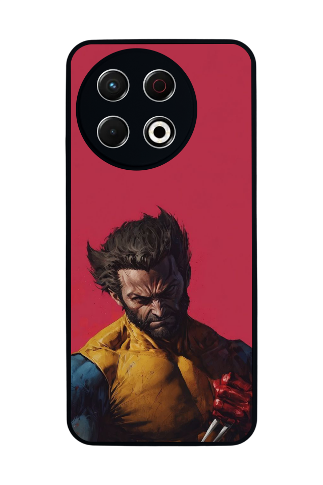 Tecno Spark 30 Pro Uyumlu Wolverine Tasarımlı Glossy Premium Kılıf