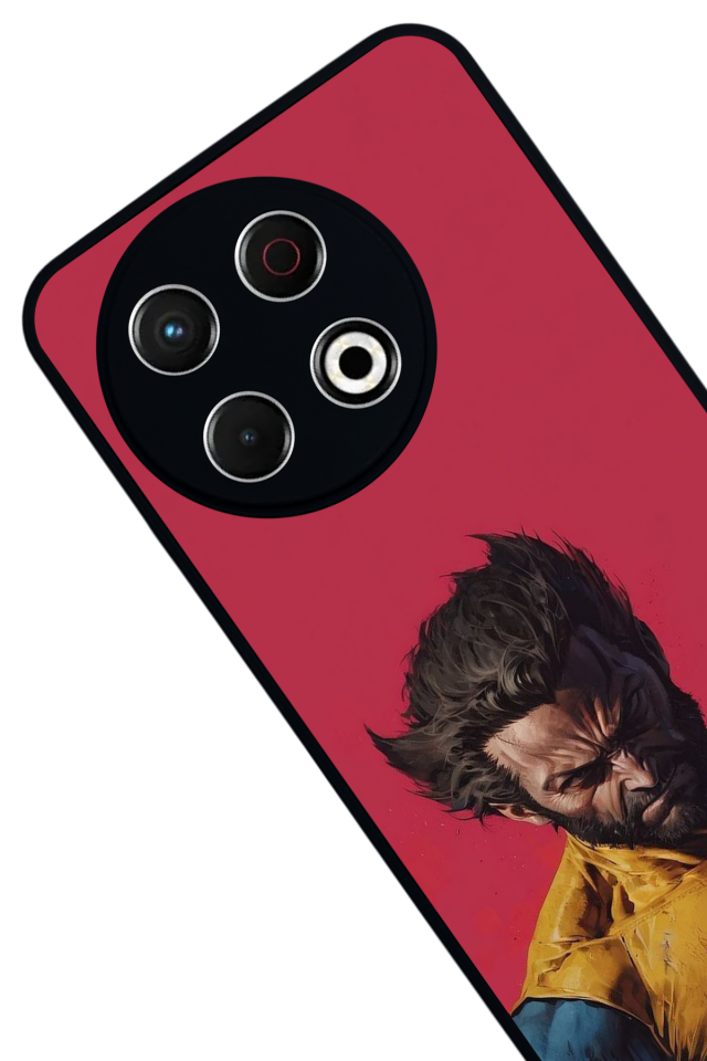 Tecno Spark 30 Pro Uyumlu Wolverine Tasarımlı Glossy Premium Kılıf