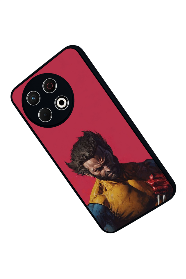 Tecno Spark 30 Pro Uyumlu Wolverine Tasarımlı Glossy Premium Kılıf