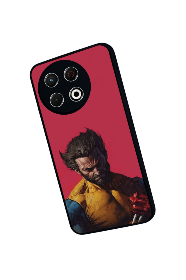 Tecno Spark 30 Pro Uyumlu Wolverine Tasarımlı Glossy Premium Kılıf