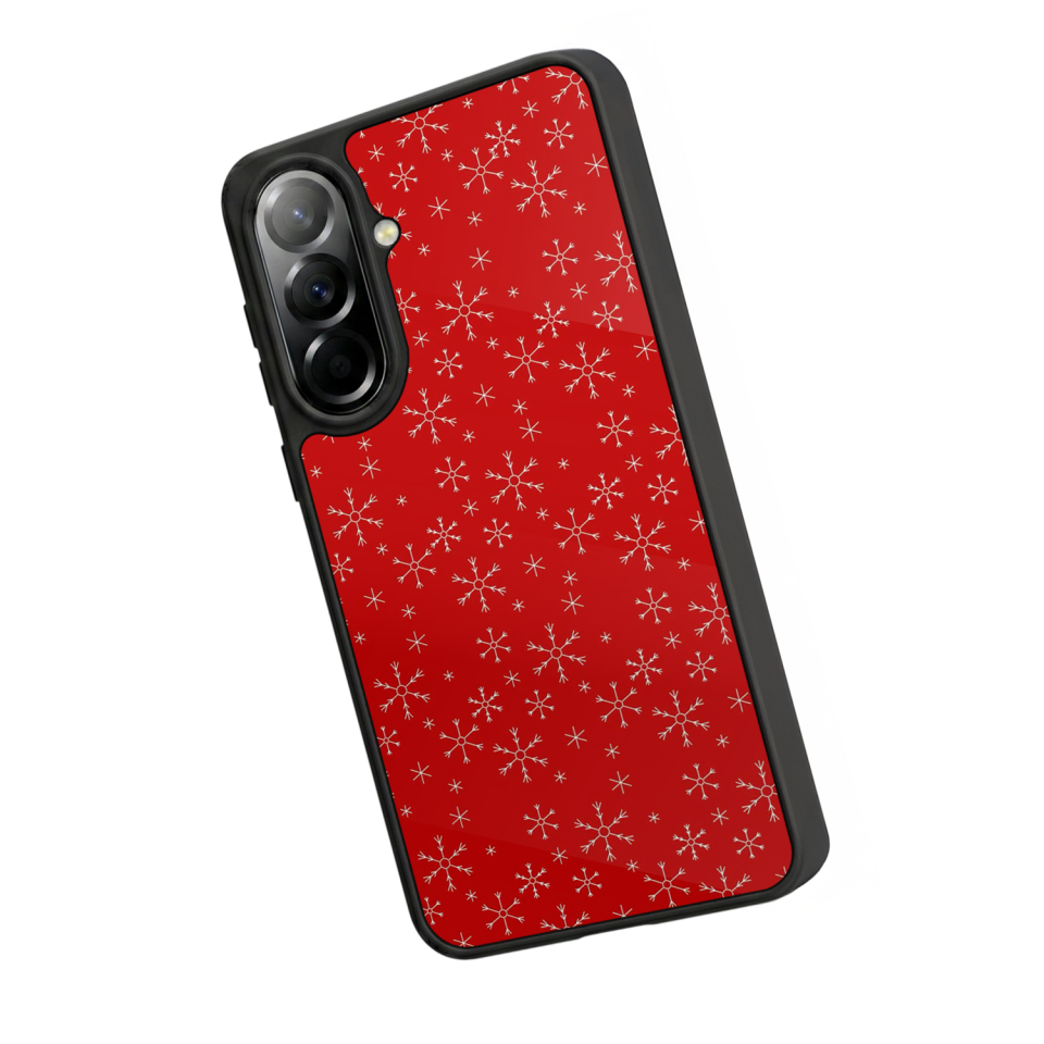 Samsung Galaxy A57 Uyumlu Yilbasi Christmas Tasarımlı Glossy Premium Kılıf