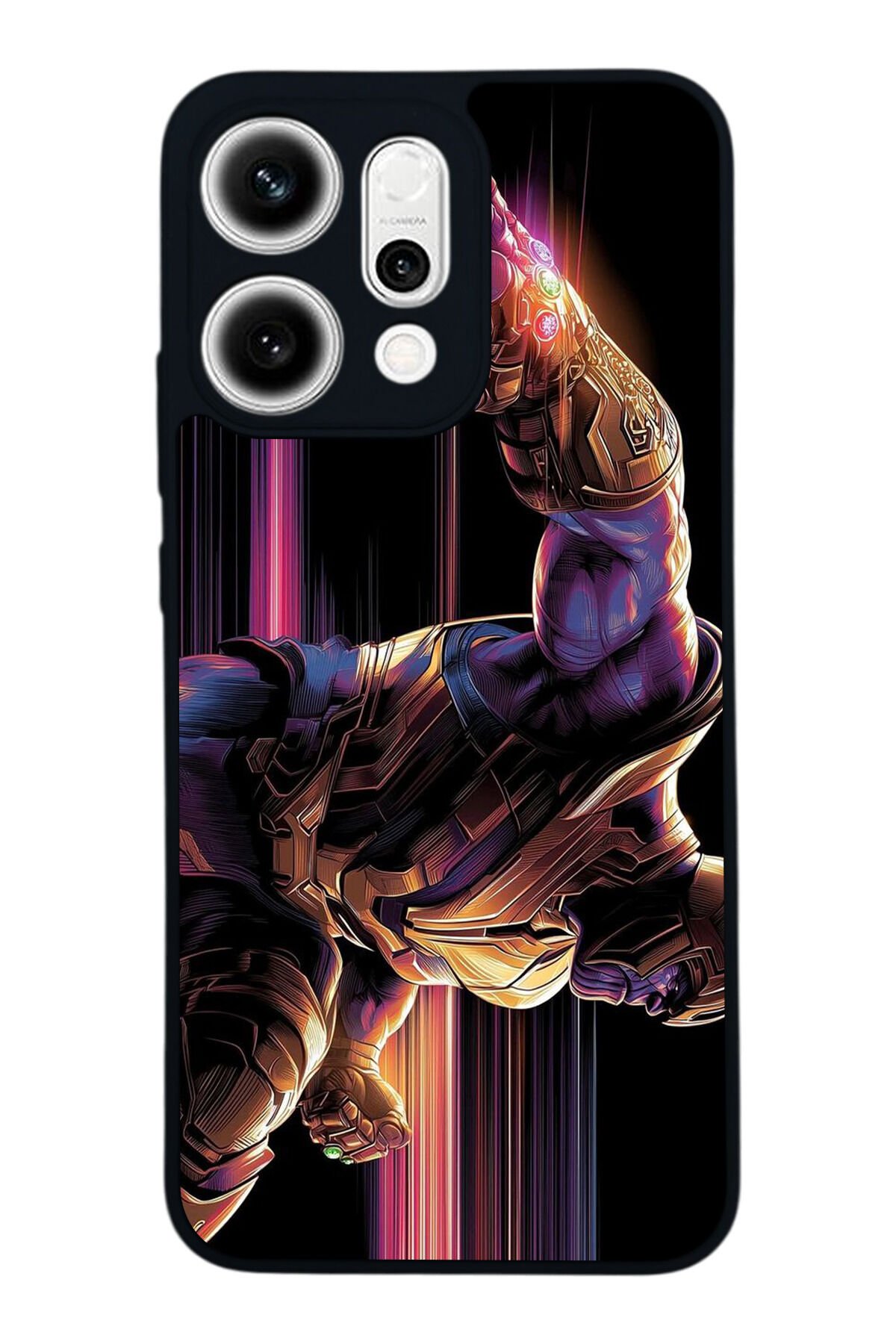 Oppo Reno 14 Uyumlu Thanos Tasarımlı Glossy Premium Kılıf