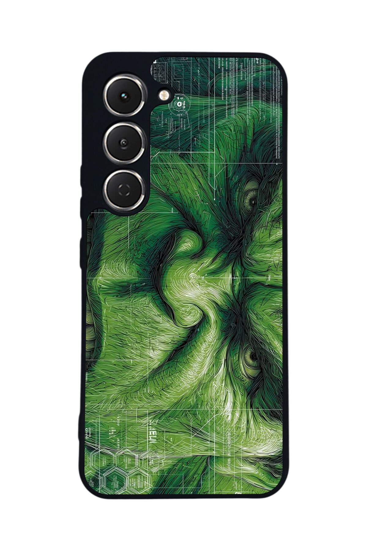 Tecno Spark 40 Pro Uyumlu Hulk Tasarımlı Glossy Premium Kılıf