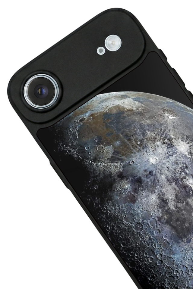 iPhone 17 Air Uyumlu Ay Tasarımlı Glossy Premium Kılıf