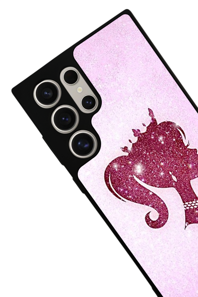 Samsung Galaxy S22 Ultra Uyumlu Barbie Tasarımlı Glossy Premium Kılıf
