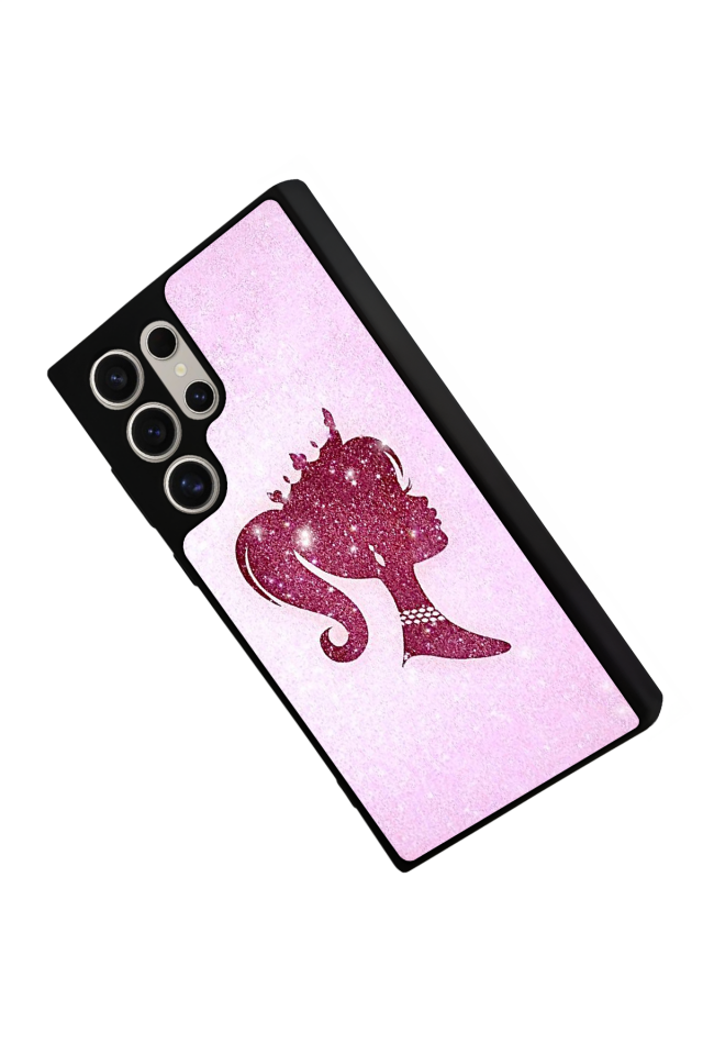 Samsung Galaxy S22 Ultra Uyumlu Barbie Tasarımlı Glossy Premium Kılıf