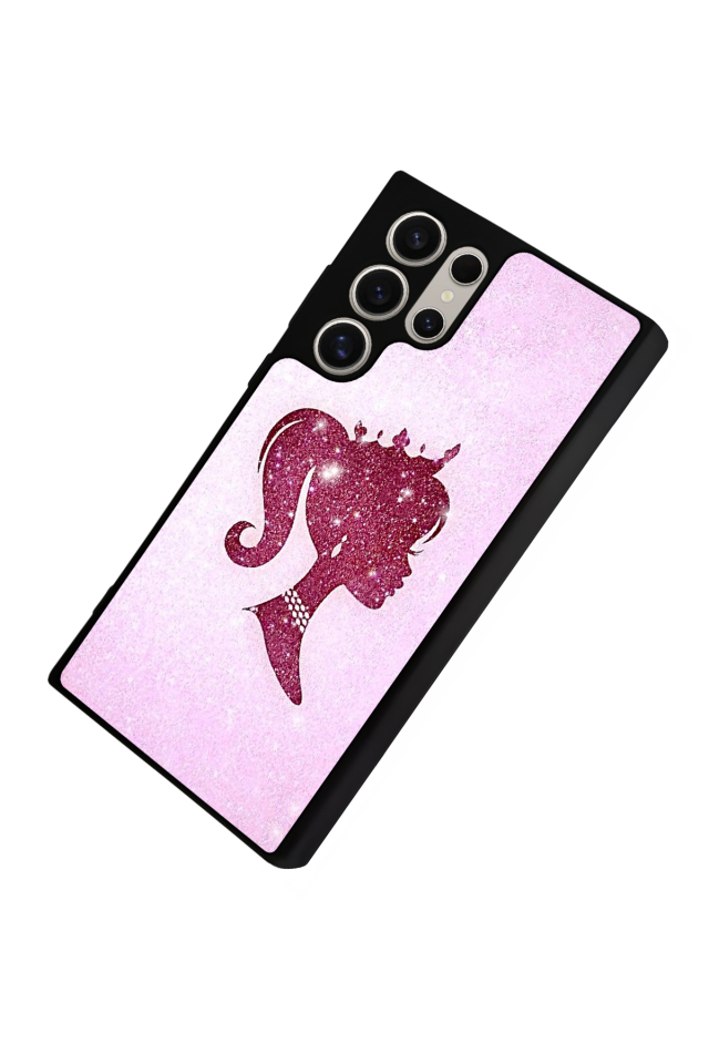 Samsung Galaxy S22 Ultra Uyumlu Barbie Tasarımlı Glossy Premium Kılıf