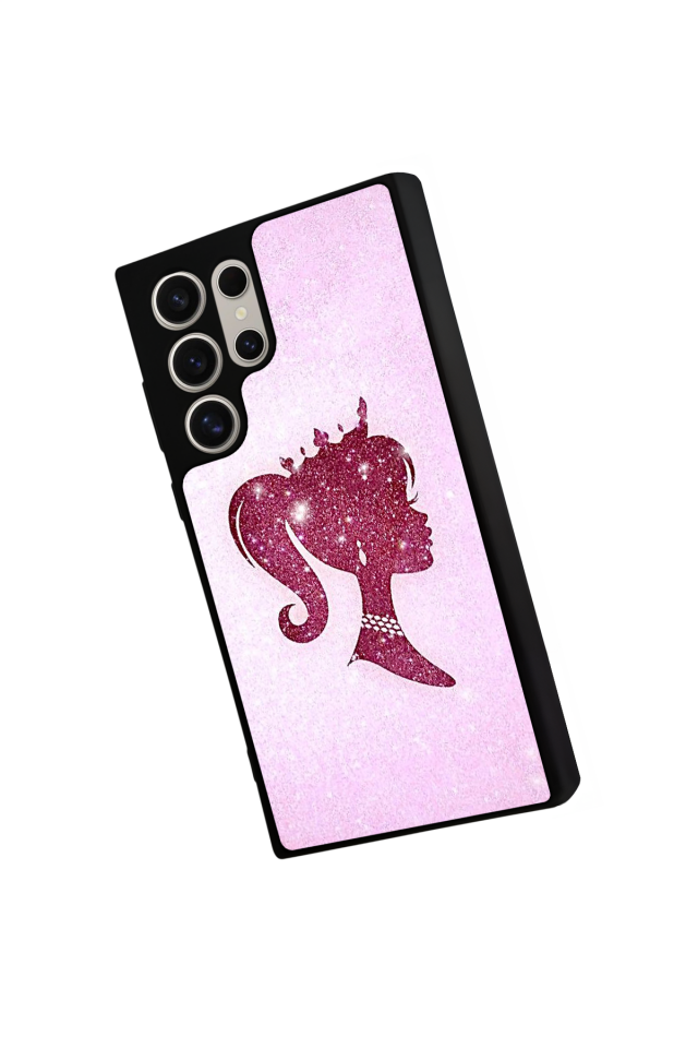 Samsung Galaxy S22 Ultra Uyumlu Barbie Tasarımlı Glossy Premium Kılıf