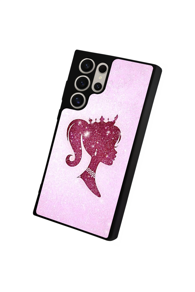 Samsung Galaxy S22 Ultra Uyumlu Barbie Tasarımlı Glossy Premium Kılıf