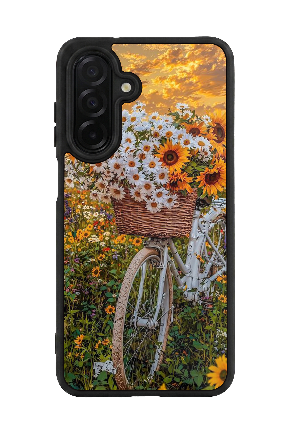 Samsung Galaxy A56 Uyumlu Cicek Tasarımlı Glossy Premium Kılıf