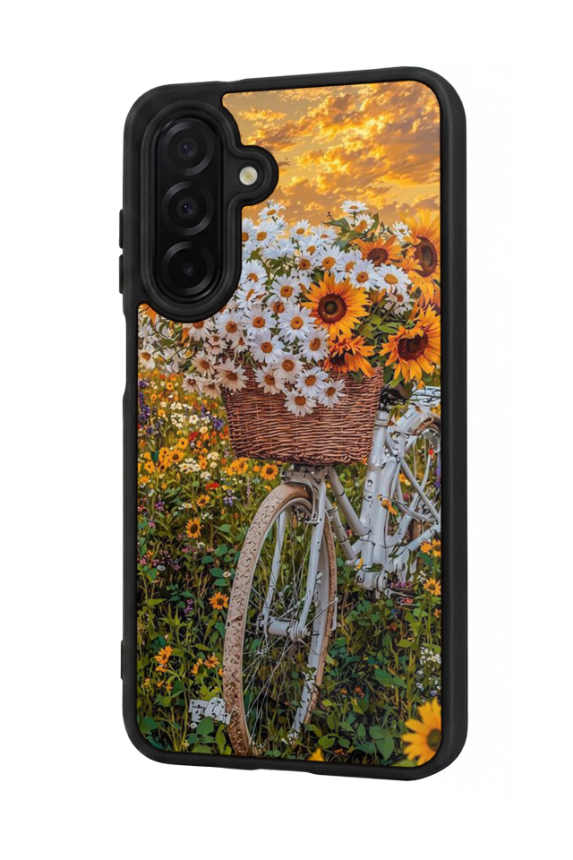 Samsung Galaxy A56 Uyumlu Cicek Tasarımlı Glossy Premium Kılıf