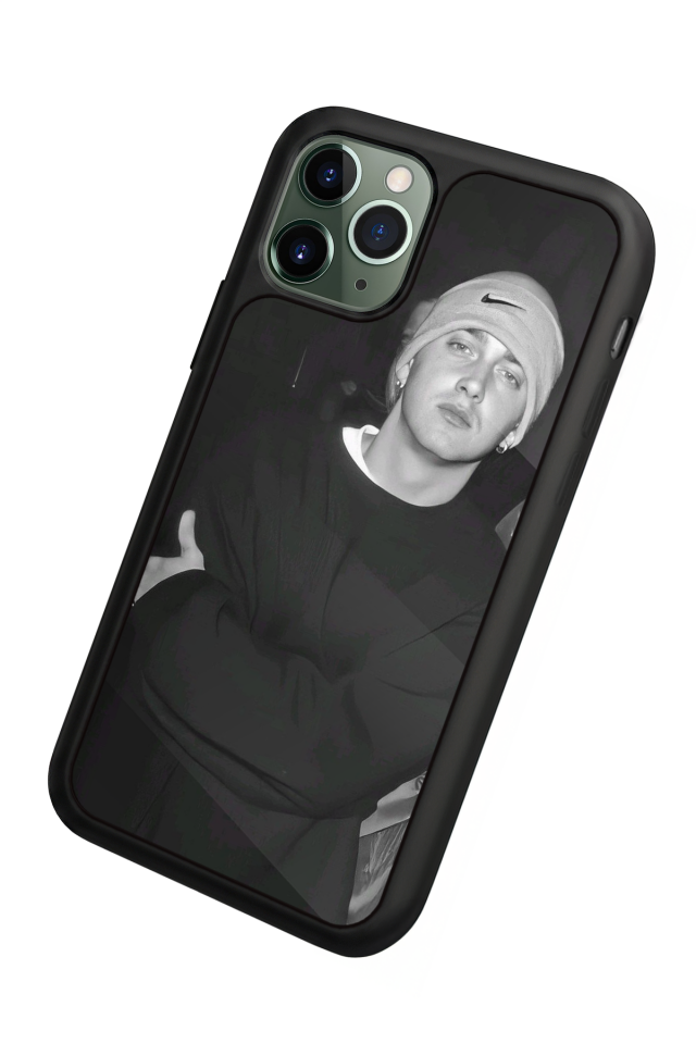 iPhone 11 Pro Max Uyumlu Eminem Tasarımlı Glossy Premium Kılıf