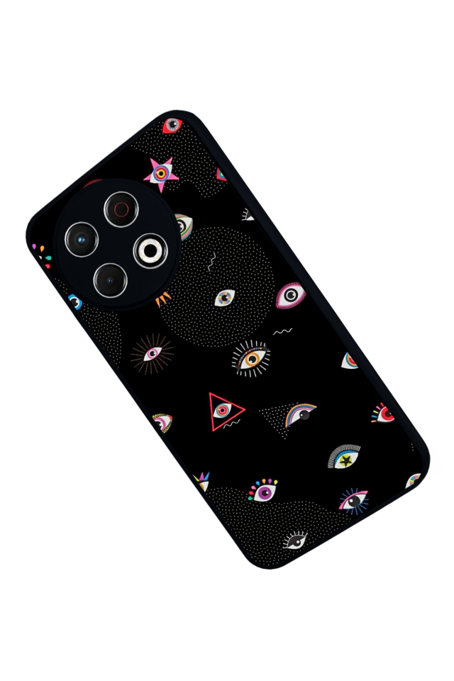 Tecno Spark 30 Pro Uyumlu Göz Tasarımlı Glossy Premium Kılıf