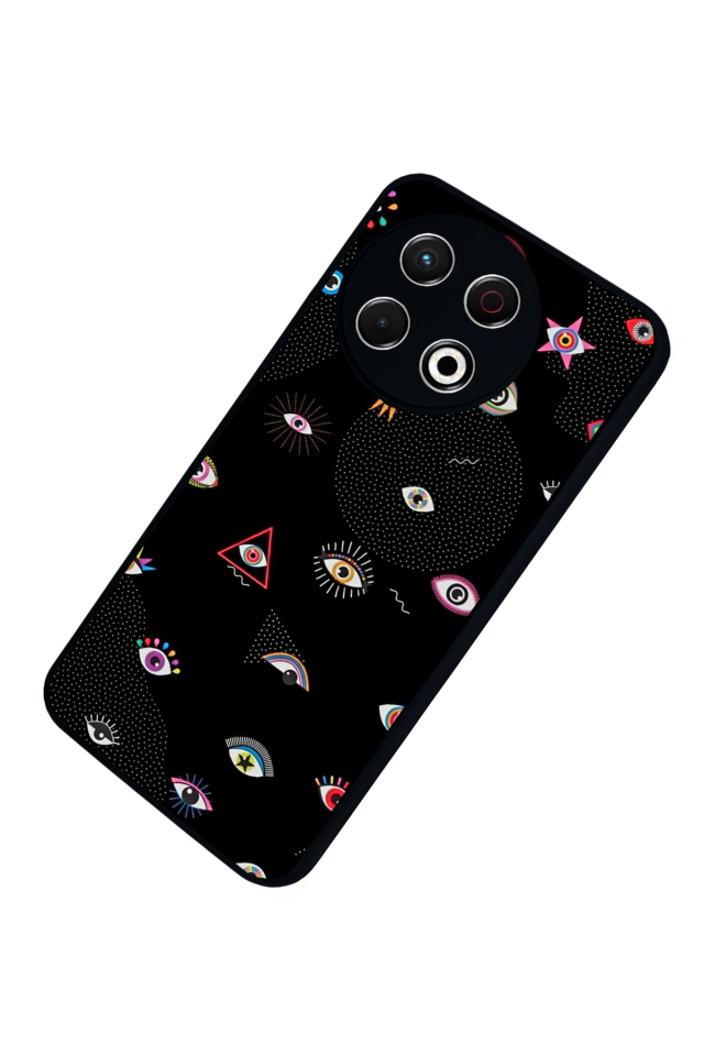 Tecno Spark 30 Pro Uyumlu Göz Tasarımlı Glossy Premium Kılıf