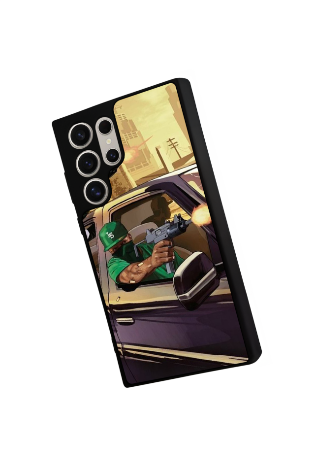 Samsung Galaxy S23 Ultra Uyumlu GTA Tasarımlı Glossy Premium Kılıf