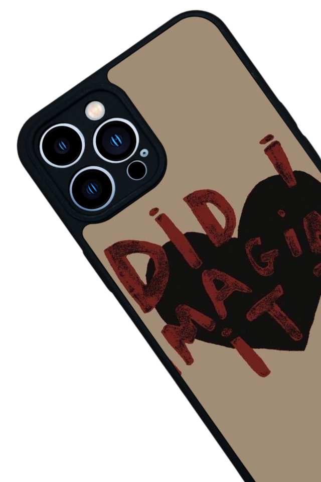 iPhone 13 Pro Max Uyumlu Kalp Love Tasarımlı Glossy Premium Kılıf
