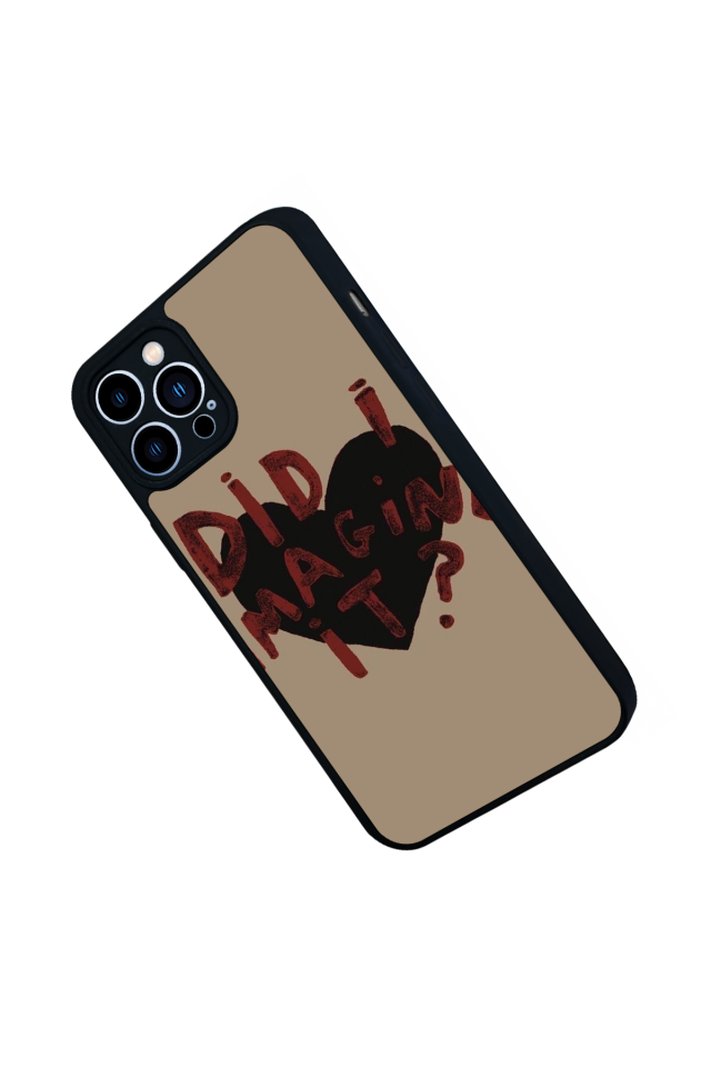 iPhone 13 Pro Max Uyumlu Kalp Love Tasarımlı Glossy Premium Kılıf