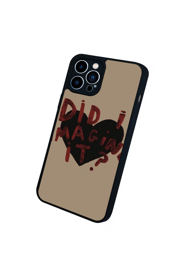 iPhone 13 Pro Max Uyumlu Kalp Love Tasarımlı Glossy Premium Kılıf