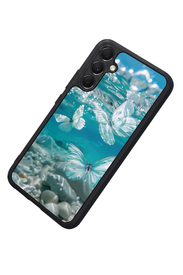 Samsung Galaxy A34 Uyumlu Kelebek Tasarımlı Glossy Premium Kılıf