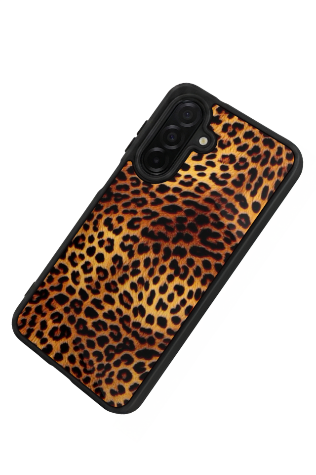 Samsung Galaxy A36 Uyumlu Leopar Tasarımlı Glossy Premium Kılıf