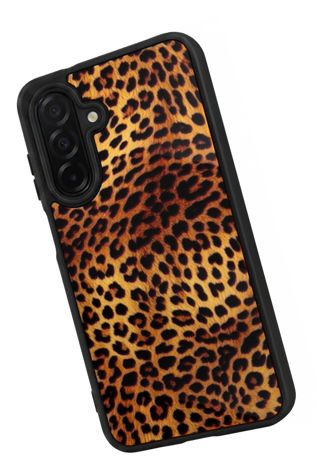 Samsung Galaxy A36 Uyumlu Leopar Tasarımlı Glossy Premium Kılıf