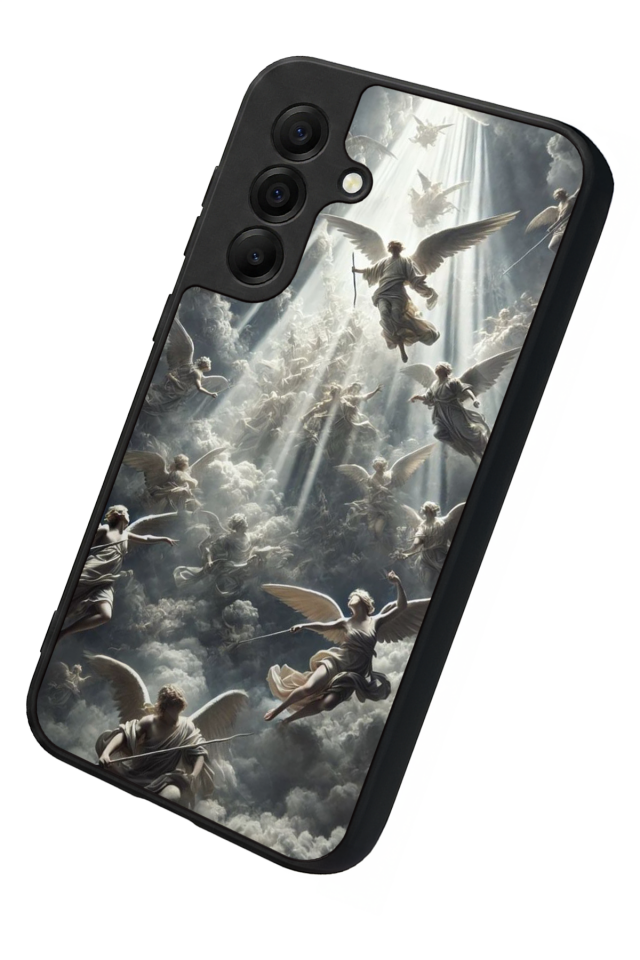 Samsung Galaxy A17 Uyumlu Melek Tasarımlı Glossy Premium Kılıf