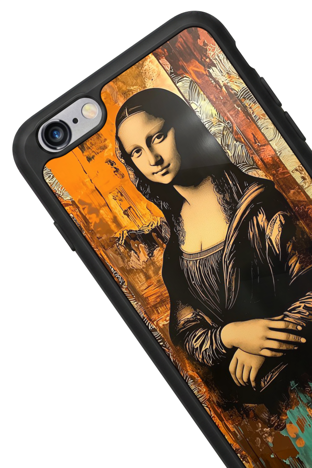 iPhone 6 Plus Uyumlu Monalisa Tasarımlı Glossy Premium Kılıf