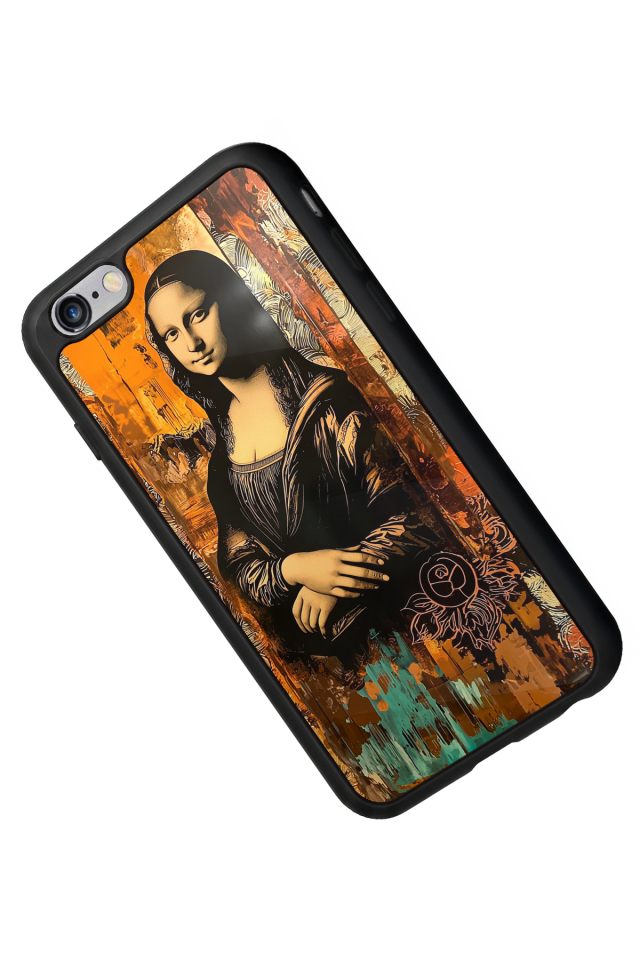 iPhone 6 Plus Uyumlu Monalisa Tasarımlı Glossy Premium Kılıf