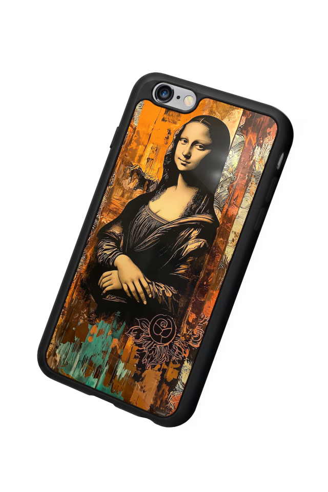 iPhone 6 Plus Uyumlu Monalisa Tasarımlı Glossy Premium Kılıf