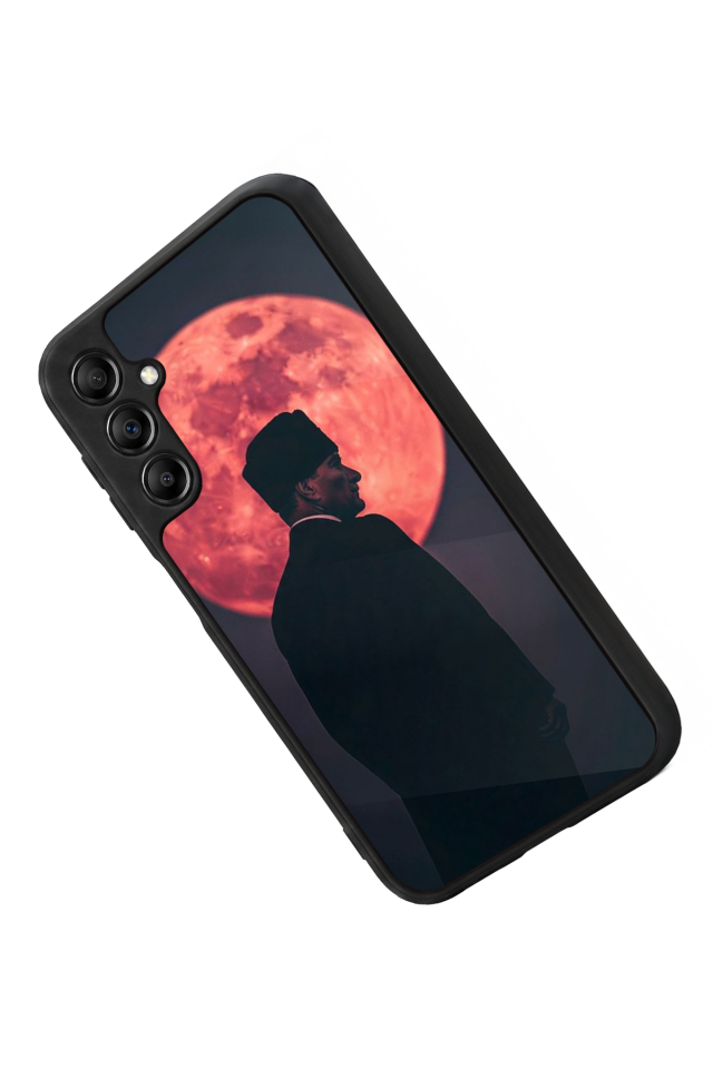 Samsung Galaxy A14 Uyumlu Mustafa Kemal Ataturk Tasarımlı Glossy Premium Kılıf