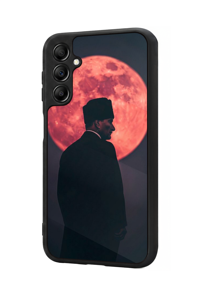 Samsung Galaxy A14 Uyumlu Mustafa Kemal Ataturk Tasarımlı Glossy Premium Kılıf
