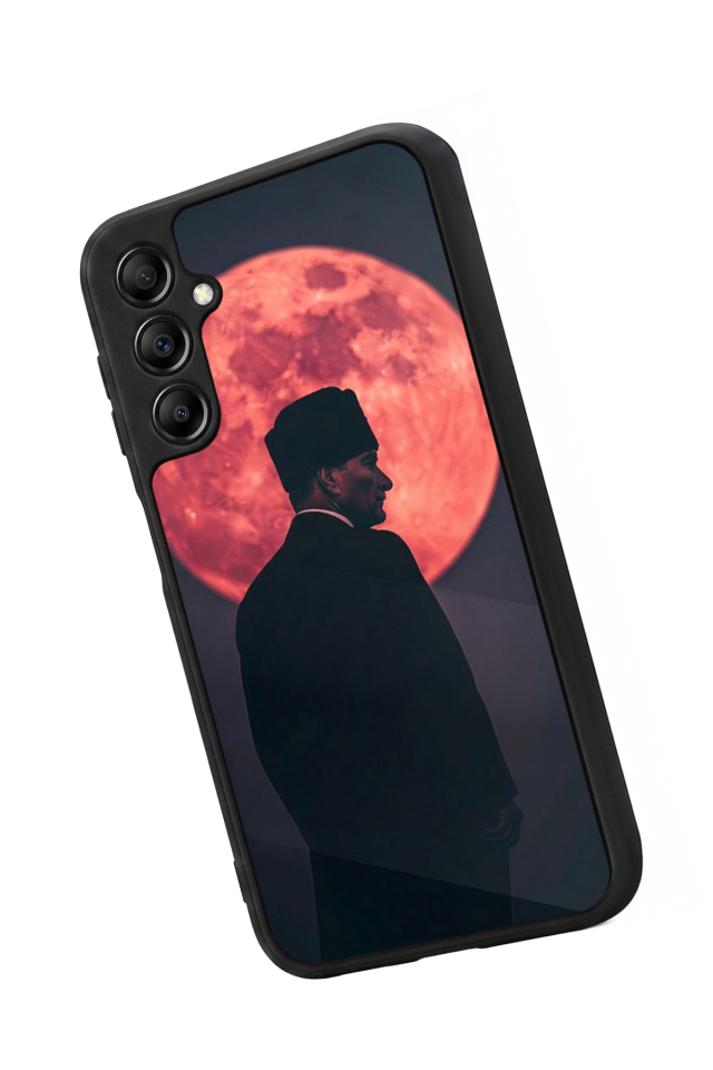 Samsung Galaxy A14 Uyumlu Mustafa Kemal Ataturk Tasarımlı Glossy Premium Kılıf