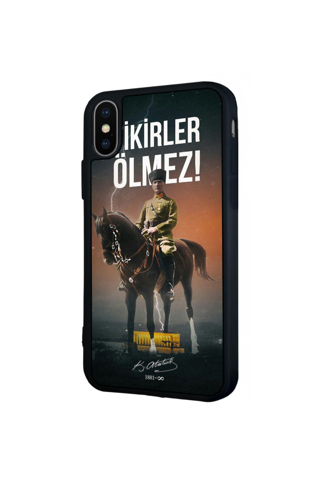 iPhone XS Max Uyumlu Mustafa Kemal Ataturk Tasarımlı Glossy Premium Kılıf