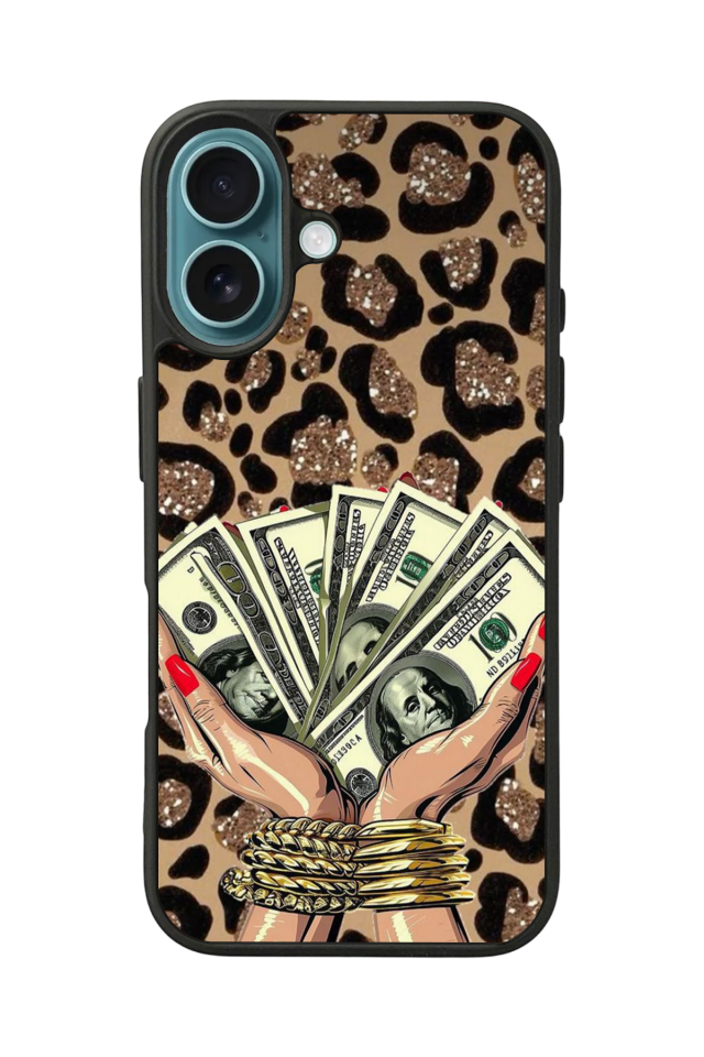 iPhone 16 Uyumlu Para Tasarımlı Glossy Premium Kılıf