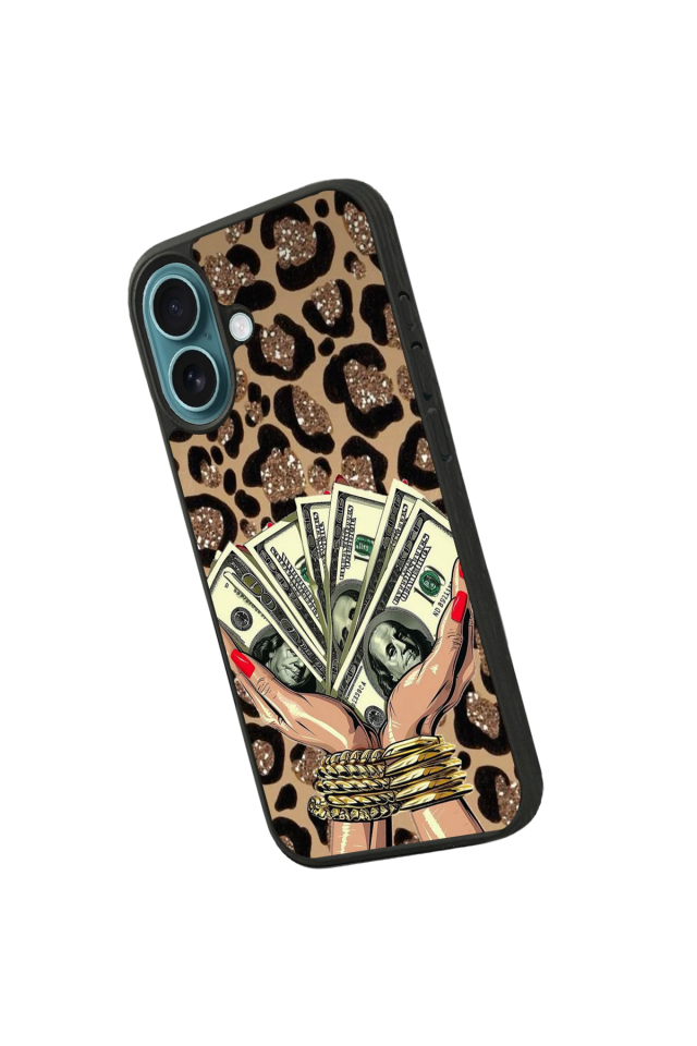 iPhone 16 Uyumlu Para Tasarımlı Glossy Premium Kılıf