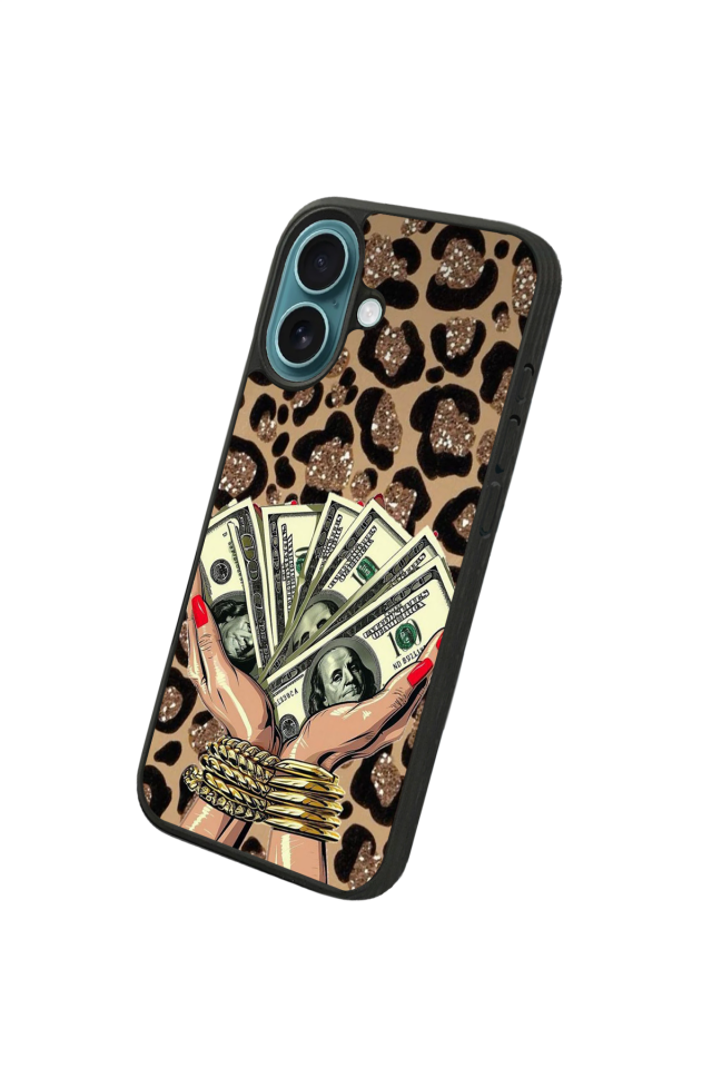iPhone 16 Uyumlu Para Tasarımlı Glossy Premium Kılıf