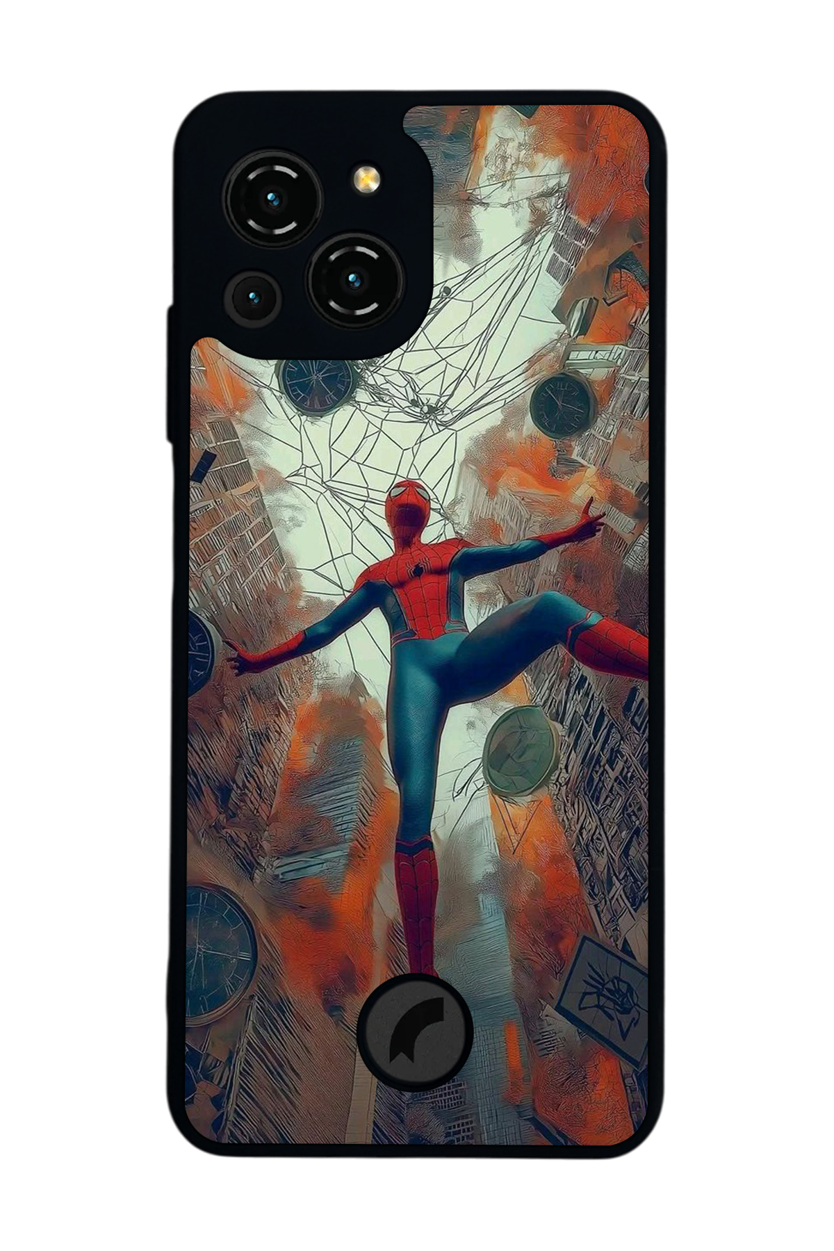 Reeder S23 Pro Max Uyumlu Spider Man ( Örümcek Adam ) Tasarımlı Glossy Premium Kılıf