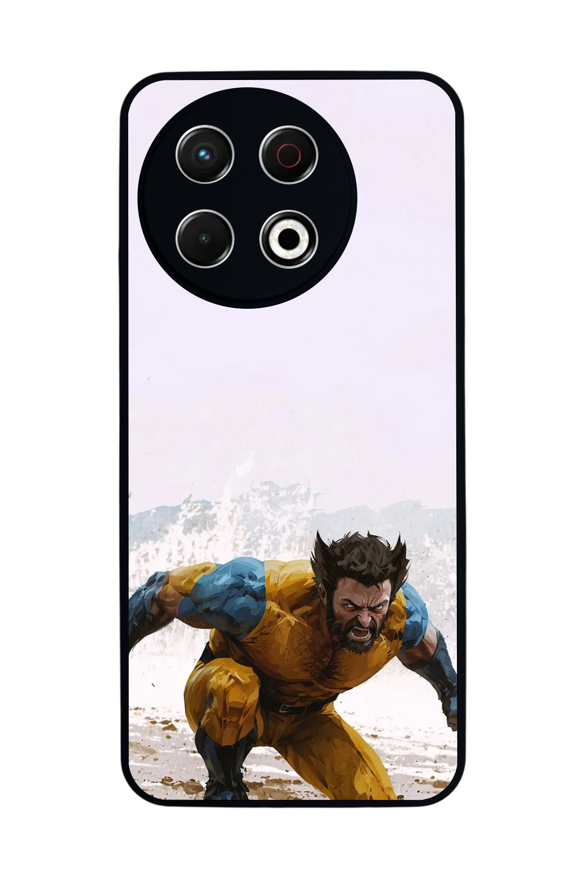 Tecno Spark 30 Pro Uyumlu Wolverine Tasarımlı Glossy Premium Kılıf