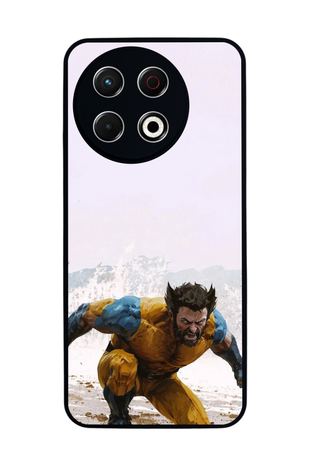 Tecno Spark 30 Pro Uyumlu Wolverine Tasarımlı Glossy Premium Kılıf