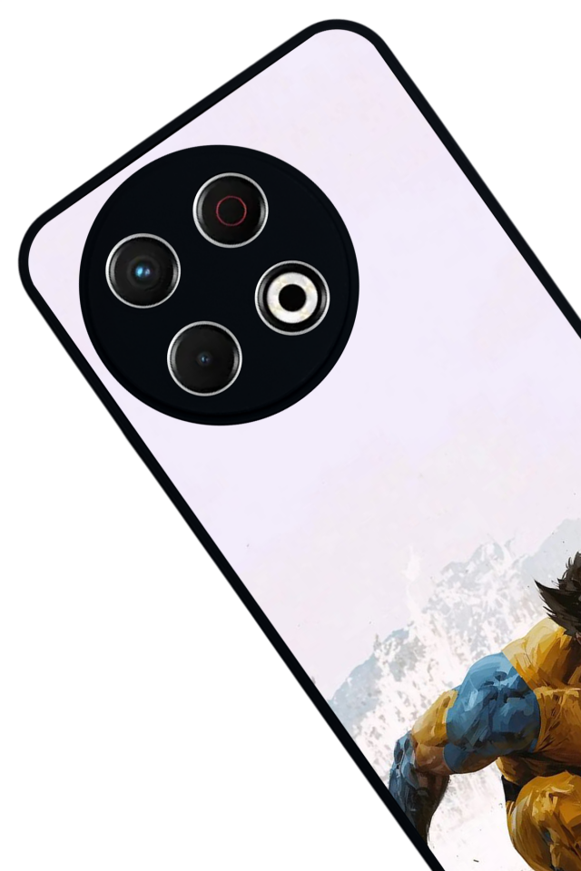Tecno Spark 30 Pro Uyumlu Wolverine Tasarımlı Glossy Premium Kılıf
