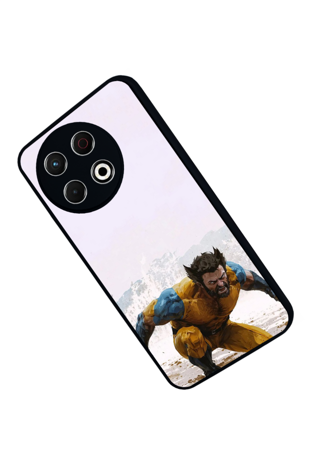 Tecno Spark 30 Pro Uyumlu Wolverine Tasarımlı Glossy Premium Kılıf