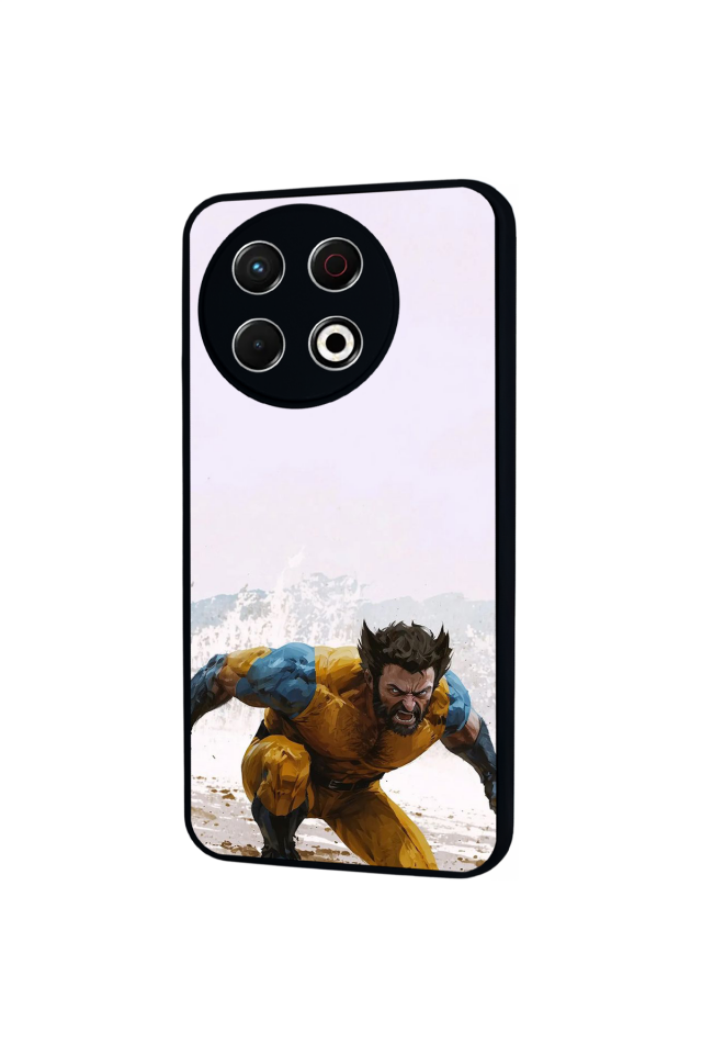 Tecno Spark 30 Pro Uyumlu Wolverine Tasarımlı Glossy Premium Kılıf
