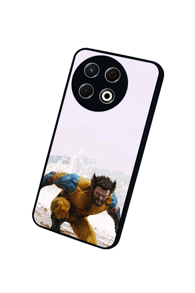 Tecno Spark 30 Pro Uyumlu Wolverine Tasarımlı Glossy Premium Kılıf