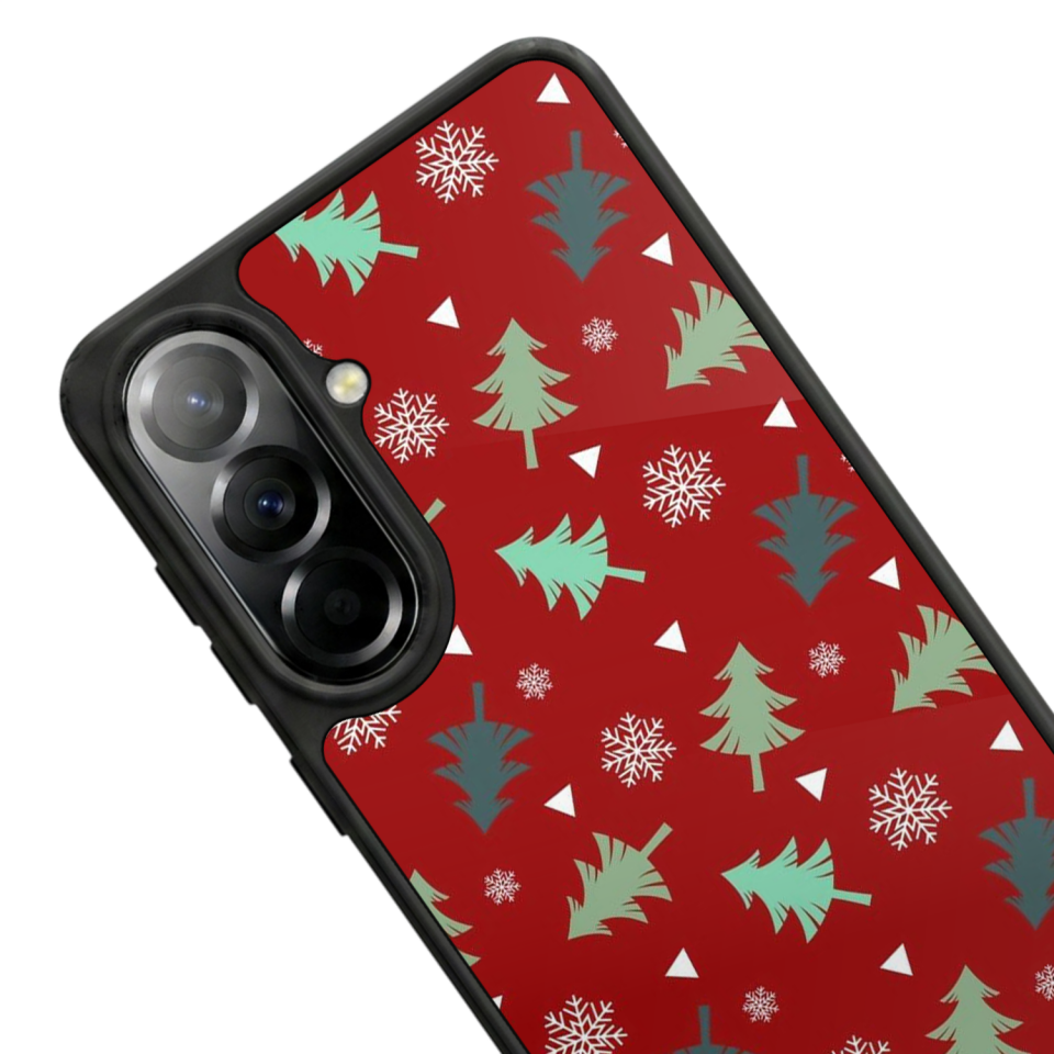 Samsung Galaxy A57 Uyumlu Yilbasi Christmas Tasarımlı Glossy Premium Kılıf