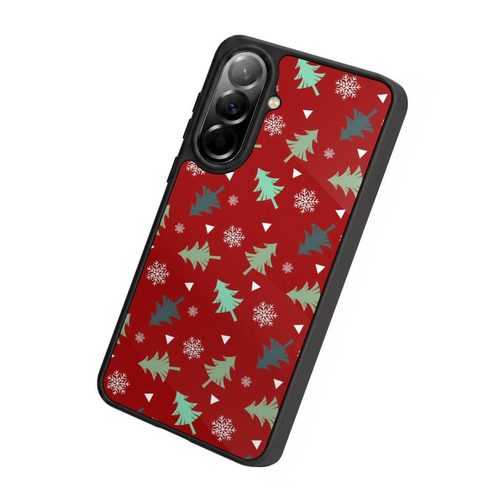 Samsung Galaxy A57 Uyumlu Yilbasi Christmas Tasarımlı Glossy Premium Kılıf